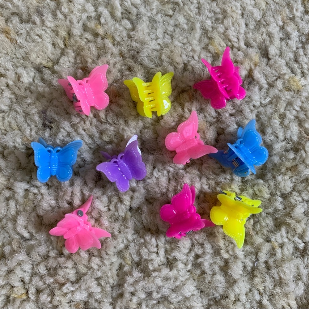 Butterfly Clips multi color Y2K/90’s/00’s style